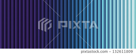 Purple to Cyan Gradient Lines Vertical Abstract Stripes with Smooth Color Transition 132611809