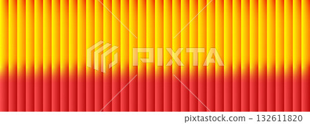 Yellow to Red Gradient Lines Vertical Abstract Stripes with Smooth Heat Transition 132611820
