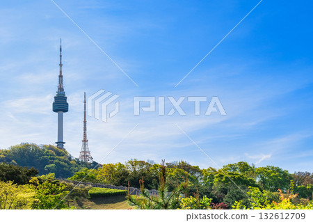 首爾的南山公園和N首爾塔（南山塔） 132612709