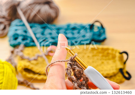 鉤織之字形針法 132613460