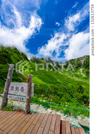 八月千丈埼冰斗的景色 132613759