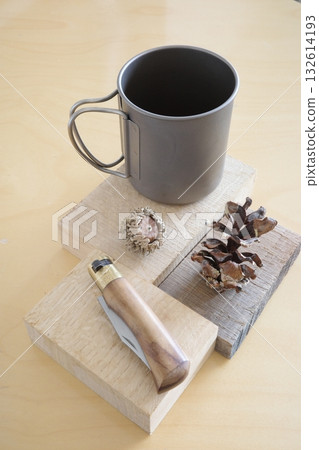 Titanium Cup and Folding Knife — Minimalist Outdoor Experience Titanium Cup and Folding Knife — Minimalist Outdoor Experience 132614193