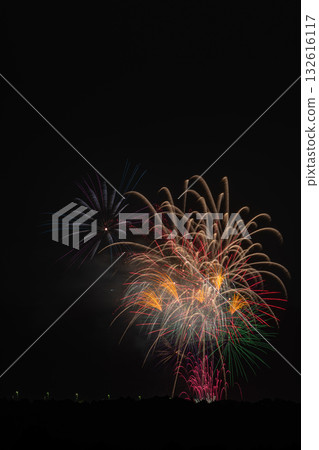 Scenes from the Morimachi Summer Fireworks Festival in Morimachi (Shizuoka Prefecture) 132616117