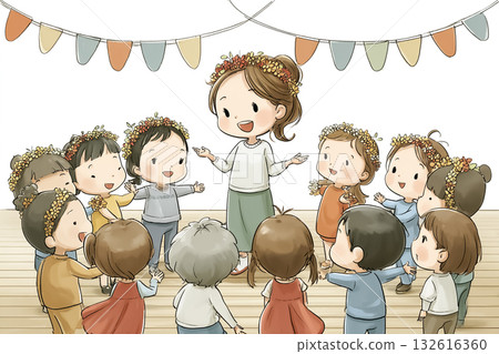 Miyu系列：幼稚園演奏會場景花仙子服裝 132616360