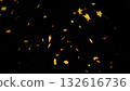 Falling colorful autumn leaves isolated on black background Falling colorful autumn leaves isolated on black background 132616736