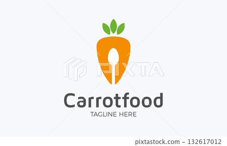 Carrot Food Logo, Premium Vector, Carrot Food Creative Logo Design - Template Carrot Food Logo, Premium Vector, Carrot Food Creative Logo Design - Template 132617012
