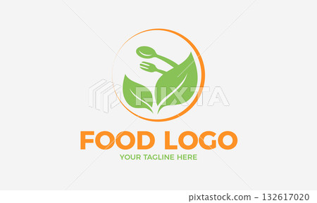 Healthy food logo, fresh food logo, Healthy food logo concept, nature food logo Premium Vector 132617020