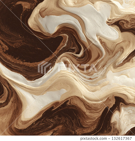 Earth Colors: Earth-colored liquid texture 132617367