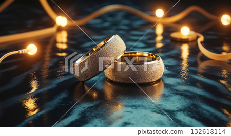 elite wedding engagement rings made of gold, unique original design, beautiful official wedding decoration elite wedding engagement rings made of gold, unique original design, beautiful official wedding decoration 132618114
