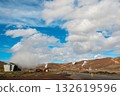 Geothermal power station in Iceland 132619596