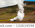Geothermal power station in Iceland 132619598