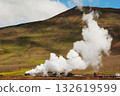 Geothermal power station in Iceland 132619599