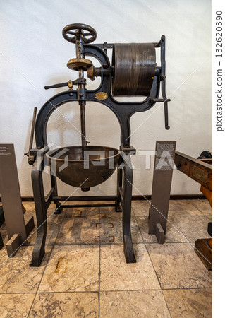 Setubal, Portugal - Feb 28, 2025: The Michel Giacometti Labor Museum in Setubal, Portugal Setubal, Portugal - Feb 28, 2025: The Michel Giacometti Labor Museum in Setubal, Portugal 132620390