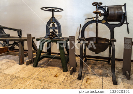 Setubal, Portugal - Feb 28, 2025: The Michel Giacometti Labor Museum in Setubal, Portugal 132620391