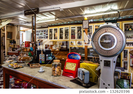 Setubal, Portugal - Feb 28, 2025: Traditional grocery store Mercearia Confianca de Troino at Setubal in Portugal 132620396
