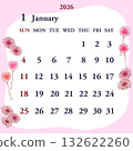 January 2026 calendar starts on Sunday 132622260