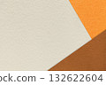 Abstract beige, orange and brown paper background with copy space. Template for presentation, banner, card design 132622604