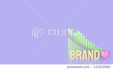 The Brand for Product or marketing concept 3d Rendering. 132622660