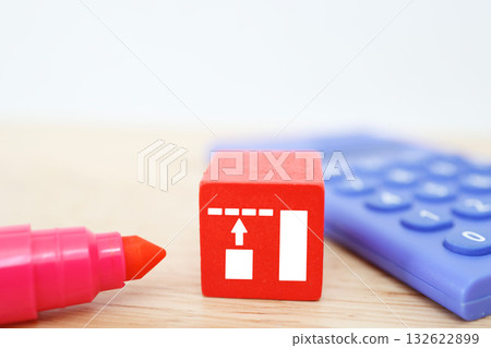 An image of a rising graph showing rising prices and tax increases and a calculator with money. An image of a rising graph showing rising prices and tax increases and a calculator with money. 132622899