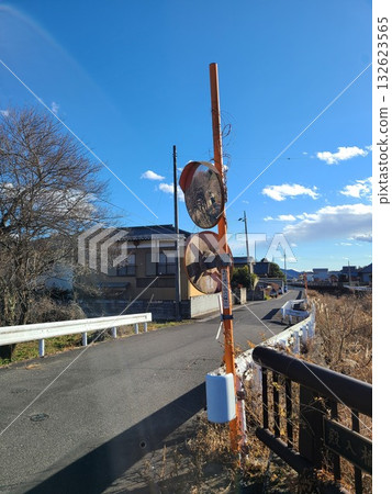 A melancholic road in the countryside 132623565