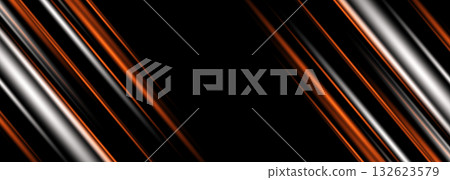 Black wide abstract background with glowing motion neon light effect. Black wide abstract background with glowing motion neon light effect. 132623579