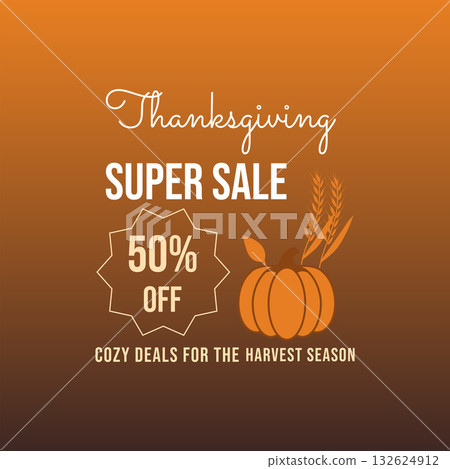 thanksgiving super sale fifty off harvest season thanksgiving super sale fifty off harvest season 132624912