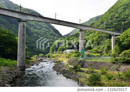 日光市河路溫泉～野岩鐵道會津鬼怒川線與風景 132625017