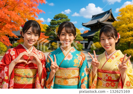 建仁寺大元園的秋葉 132625169