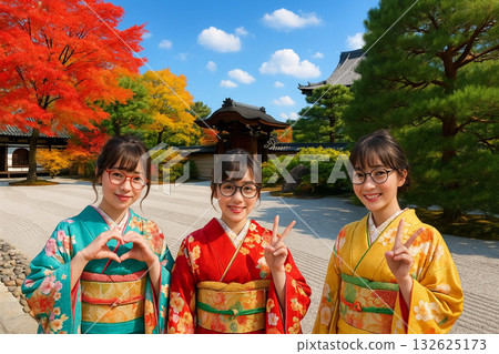 建仁寺大元園的秋葉 132625173