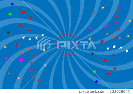 Sunlight swirling America Background retro poster. 132626045