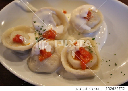 Afghanistan dish: Mutton Manti 132626752