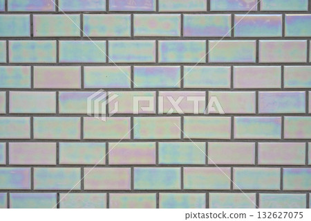 Beautiful pearlescent tile wall 132627075