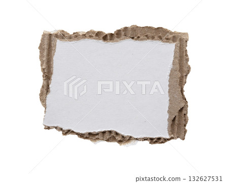 piece of white paper tear isolated on white background 132627531