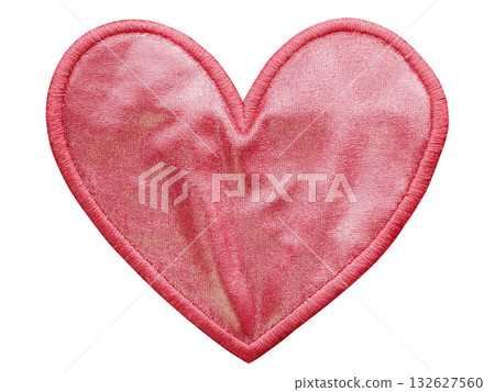 heart symbol patch isolated on white background 132627560