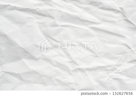 Abstract white crumpled and creased recycle paper texture background Abstract white crumpled and creased recycle paper texture background 132627656