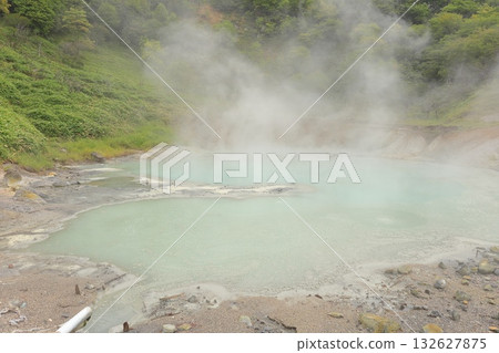 Hokkaido, Noboribetsu City, Noboribetsu Jigokudai, Oku-no-yu Hokkaido, Noboribetsu City, Noboribetsu Jigokudai, Oku-no-yu 132627875