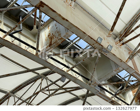 Roof detail of Genova Boat show , 09.19.2024 Genova, Italy 132627977
