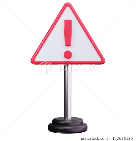 Road Caution Sign 132628120