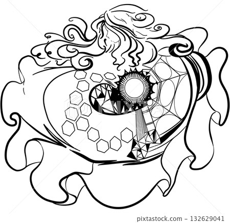 Stained Glass and Girls 132629041