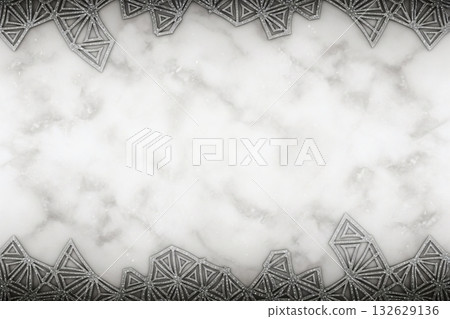 大理石和金屬框架背景材料 132629136