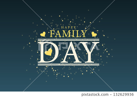 Artful Text Creations for Celebrating Family Day 132629936