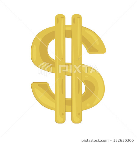 Illustration of dollar sign 132630300