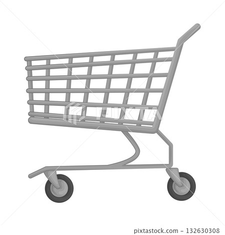 Illustration of shopping cart Illustration of shopping cart 132630308