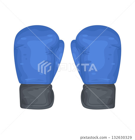 Illustration of boxing gloves Illustration of boxing gloves 132630329