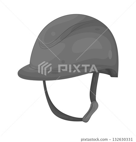 Illustration of horse riding helmet Illustration of horse riding helmet 132630331