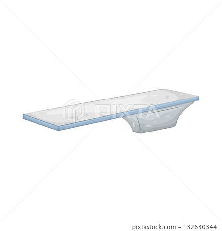 Illustration of diving board Illustration of diving board 132630344