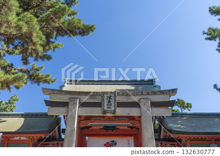 住吉大社 - 方形鳥居和小壽門 住吉大社 - 方形鳥居和小壽門 132630777