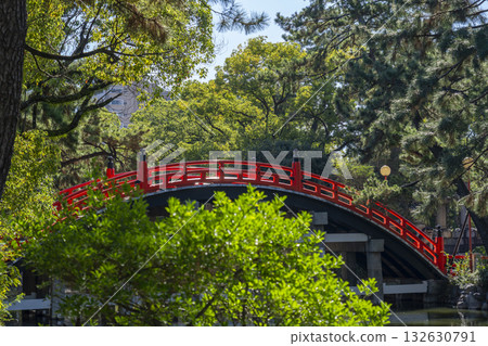住在吉大社的紅拱橋 住在吉大社的紅拱橋 132630791