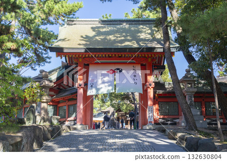 Osaka Sumiyoshi Taisha Shrine Happiness Gate Osaka Sumiyoshi Taisha Shrine Happiness Gate 132630804