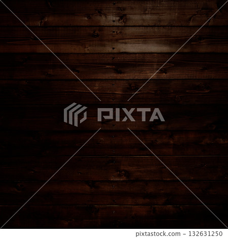 一張方形背景圖,圖案為深黑褐色木板,帶有木紋和木結。 一張方形背景圖,圖案為深黑褐色木板,帶有木紋和木結。 132631250